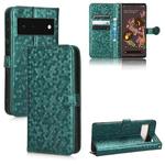 For Google Pixel 6 Honeycomb Dot Texture Leather Phone Case(Green)