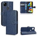 For Google Pixel 4a Honeycomb Dot Texture Leather Phone Case(Blue)