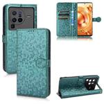 For vivo X80 Pro Honeycomb Dot Texture Leather Phone Case(Green)
