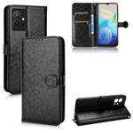 For vivo T1 5G / Y75 5G / Y55 5G Global Honeycomb Dot Texture Leather Phone Case(Black)