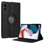 For Xiaomi Redmi Pad 10.61 360 Degree Rotation Litchi Texture Leather Tablet Case(Black)