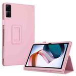 For Xiaomi Redmi Pad 10.61 Litchi Texture Leather Tablet Case with Holder(Pink)
