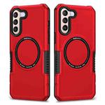 For Samsung Galaxy S21+ 5G MagSafe Shockproof Armor Phone Case(Red)