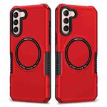 For Samsung Galaxy S22+ 5G MagSafe Shockproof Armor Phone Case(Red)