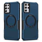 For Samsung Galaxy S23+ 5G MagSafe Shockproof Armor Phone Case(Dark Blue)