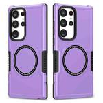 For Samsung Galaxy S23 Ultra 5G MagSafe Shockproof Armor Phone Case(Purple)