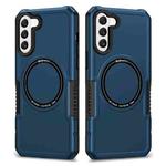 For Samsung Galaxy S22 5G MagSafe Shockproof Armor Phone Case(Dark Blue)