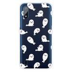 For Galaxy A01 Shockproof Painted Transparent TPU Protective Case(White Sea Lion)
