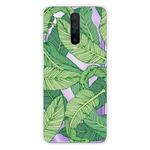 For Xiaomi Redmi K30 Shockproof Painted Transparent TPU Protective Case(Banana Leaf)