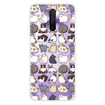 For Xiaomi Redmi K30 Shockproof Painted Transparent TPU Protective Case(MIni Cats)