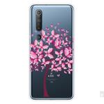 For Xiaomi Mi 10 Pro 5G Shockproof Painted Transparent TPU Protective Case(Butterfly Tree)