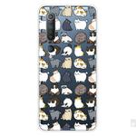 For Xiaomi Mi 10 Pro 5G Shockproof Painted Transparent TPU Protective Case(MIni Cats)