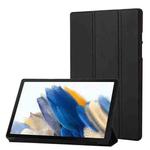 For Lenovo Tab M10 Plus 10.6 3rd Gen 2022 3-fold TPU Leather Tablet Case(Black)