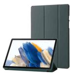 For Lenovo Tab M10 Plus 10.6 3rd Gen 2022 3-fold TPU Leather Tablet Case(Dark Green)