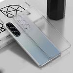 For Samsung Galaxy S23 5G Electroplated Frosted Phone Case(Transparent)