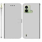 For Xiaomi Redmi A1+ Imitated Mirror Surface Flip Leather Phone Case(Silver)