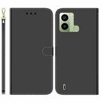 For Xiaomi Redmi A1+ Imitated Mirror Surface Flip Leather Phone Case(Black)