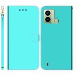 For Xiaomi Redmi A1+ Imitated Mirror Surface Flip Leather Phone Case(Mint Green)