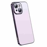 For iPhone 14 SULADA Electroplating Frosted All-inclusive TPU Phone Case(Purple)