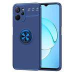 For Realme 10 5G Metal Ring Holder TPU Phone Case(Blue)