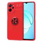 For Realme 10 5G Metal Ring Holder TPU Phone Case(Red)