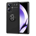 For Realme 10 Pro+ 5G Metal Ring Holder TPU Phone Case(Black)