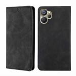 For Realme 9i 5G Global/10 5G Skin Feel Magnetic Horizontal Flip Leather Phone Case(Black)