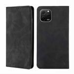 For Huawei nova Y61 Skin Feel Magnetic Horizontal Flip Leather Phone Case(Black)