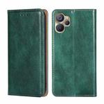 For Realme 9i 5G Global/10 5G Gloss Oil Solid Color Magnetic Leather Phone Case(Green)