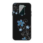 For Xiaomi Redmi Note 9 Pattern Printing Embossment TPU Mobile Case(Small orchid)