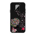 For Xiaomi Redmi Note 9 Pro Pattern Printing Embossment TPU Mobile Case(Corolla Girl)