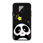 For Xiaomi Redmi Note 9 Pro Pattern Printing Embossment TPU Mobile Case(Dummy Bear)