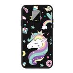 For Xiaomi Redmi Note 9s Pattern Printing Embossment TPU Mobile Case(Candy Unicorn)