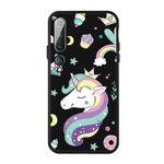 For Xiaomi MI 10 Pattern Printing Embossment TPU Mobile Case(Candy Unicorn)