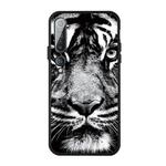 For Xiaomi MI 10 Pattern Printing Embossment TPU Mobile Case(White Tiger)