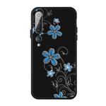 For Xiaomi MI 10 Pattern Printing Embossment TPU Mobile Case(Small orchid)