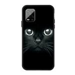 For Xiaomi MI 10 Lite Pattern Printing Embossment TPU Mobile Case(Whiskered cat)