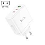 hoco N30 Glory PD 65W USB+ Dual USB-C/Type-C Interface Fast Charge Charger, EU Plug(White)