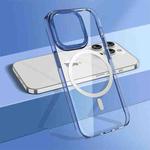 For iPhone 13 Pro wlons Crystal Clear MagSafe Phone Case(Sierra Blue)