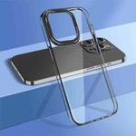For iPhone 14 Pro wlons Crystal Clear Phone Case(Black)