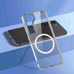 For Samsung Galaxy S23 5G wlons Crystal Clear MagSafe Phone Case(Sierra Blue)
