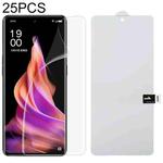 For OPPO Reno9 25pcs Full Screen Explosion-proof Hydrogel Film