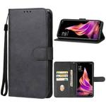 For OPPO Reno9 Leather Phone Case(Black)