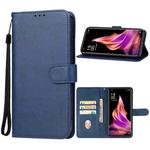 For OPPO Reno9 Leather Phone Case(Blue)