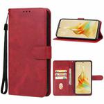 For OPPO Reno9 Pro Leather Phone Case(Red)