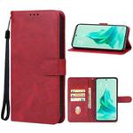 For OPPO Reno9 Pro+ Leather Phone Case(Red)