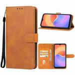 For ZTE Blade A52 Lite Leather Phone Case(Brown)