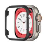 For Apple Watch Ultra 49mm Aluminum Alloy Frame Protective Case(Black)