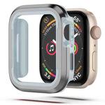 For Apple Watch Series 8 / 7 41mm Aluminum Alloy + TPU 2 in 1 Protective Case(Grey)