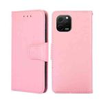 For Huawei nova Y61 Crystal Texture Horizontal Flip Leather Phone Case(Pink)